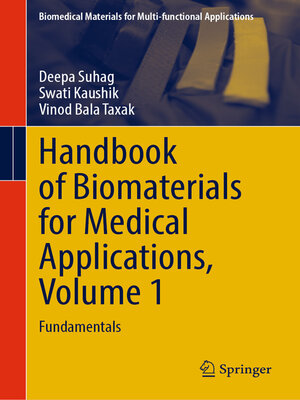 cover image of Handbook of Biomaterials for Medical Applications, Volume 1